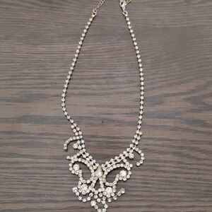 16" Vintage Rhinestone Necklace